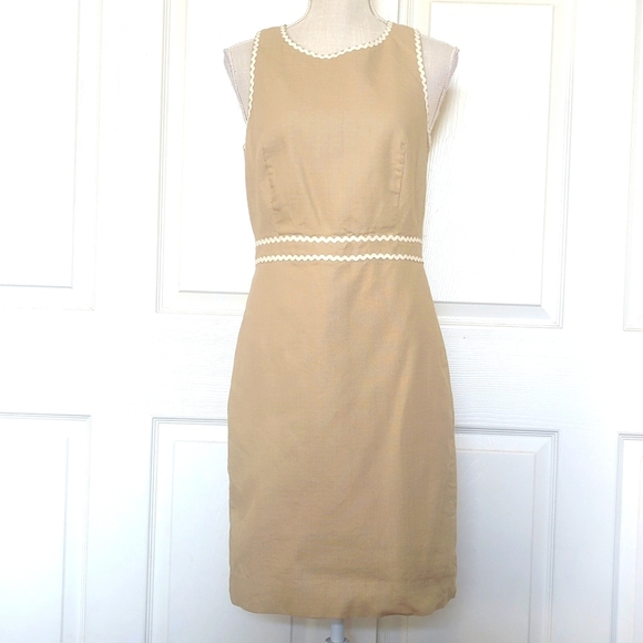 J. Crew Beige Fabric with Ivory Accents - Picture 1 of 6